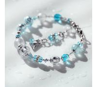 Lampglas Ice Ice Baby BER5 Argento Sterling Con Perle - Bracciale
