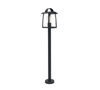 Lampioncino da esterno E27 Kelseynero 40 W H 103 cm Nero