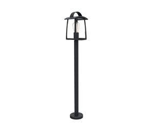 Lampioncino da esterno E27 Kelseynero 40 W H 103 cm Nero