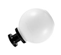 Lampioncino da Giardino Solare Globo 25,5x20x20cm Bianco | Sensore Automatico, Acciaio Inossidabile e Acrilico, per Backyard e Patio