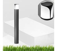 Lampioncino Esterno Gea Led Stele Ges732 E27 Led Ip44 H80 Alluminio Antracite Lampada Terra Moderna Esterno