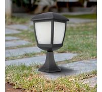 Lampioncino Led House Nera 28cm IP44 1 x E27 M LEDME