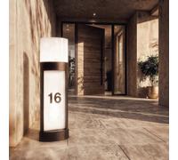 Lampioncino per Esterni LED 10W 50cm Alluminio per la Numerazione della Casa