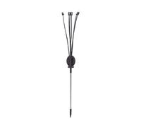 Lampioncino segnapassi Led Feelers 0,04W Argento in acciaio con pannello solare IP44 Bianco caldo 2700K con sensore crepuscolare Aigostar