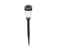 Lampioncino segnapassi Led Hala 0,006W Nero con pannello solare IP44 Bianco freddo 6500K con sensore crepuscolare Aigostar