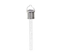 Lampioncino segnapassi Led Stick 0,012W Cromato in acciaio con pannello solare IP44 RGB con sensore crepuscolare Aigostar