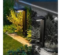 Lampioncino solare da giardino per esterno a LED ricaricabile luce fredda calda