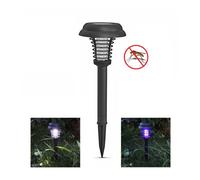 Lampioncino solare ricaricabile fulmina insetti con UV e luce bianca
