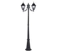 LAMPIONE NEW YORK H CM.200 A 2 LUCI GRIGIO PZ 1,0