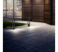 Lampione a LED CMD 9050, altezza 65 cm, antracite, metallo, IP65 CMD