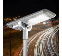 Lampione a Led da esterno ad Energia Solare Luce Illuminazione Stradale Giardino [EEK: A+++]