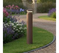 Lampione a LED Ideal Lux Boeing, altezza 70 cm, marrone caffè IDEAL LUX