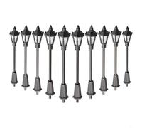 Lampione a LED in plastica per i layout del treno per 3v Power Plastic LED