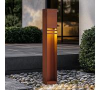 Lampione a LED Lucande Oxido, color ruggine, altezza 80 cm, IP44 LUCANDE