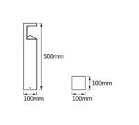 Lampione a LED OSRAM ENDURA STYLE PYRAMID, acciaio inossidabile, IP44 Osram