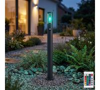 Lampione Außenstehlampe Lampada da Giardino Movimento Telecomando Antracite LED