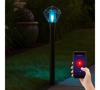 Lampione Außenstehlampe Lampade da Giardino Luce Diurna Dimmerabile Smart LED