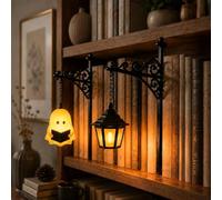 Lampione da biblioteca, illuminazione decorativa per scaffali di libri, lampada da lettura per amanti dei libri, antica lampada LED con fantasmi, lampada da angolo per lo studio, per la lettura