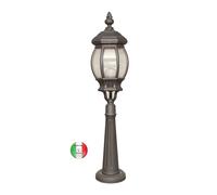 Lampione da Colonna Cancelli h 90 in fusione alluminio Denver Q471.C09 Made in I