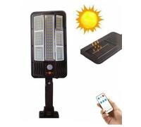 LAMPIONE DA ESTERNO 117 LED FARO RICARICA SOLARE SENSORE MOVIMENTO LUCE FREDDA