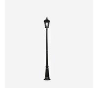 Lampione da esterno Lampione da esterno Lampione da esterno Cortile esterno Palo alto Tradizionale E27 Retro Vetro Percorso Pilastro Luce Europeo IP55 Impermeabile Stradale Alluminio Post Light Park