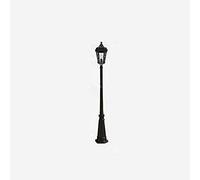 Lampione da esterno Lampione da esterno Lampione da esterno Cortile esterno Palo alto Tradizionale E27 Retro Vetro Percorso Pilastro Luce Europeo IP55 Impermeabile Stradale Alluminio Post Light Park