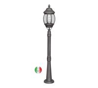 Lampione da esterno palo classico giardino Vienna N341.C10 Made in Italy