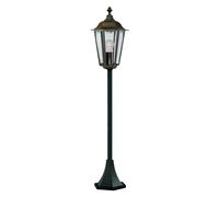 Lampione Da Esterno Rustico-Country Alex Alluminio Nero 1 Luce E27