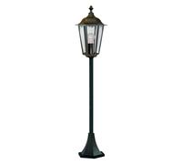 Lampione Da Esterno Rustico-Country Alex Alluminio Nero 1 Luce E27