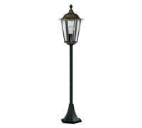 Lampione Da Esterno Rustico-Country Alex Alluminio Nero 1 Luce E27 [EEK: A++]