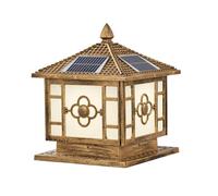 Lampione da esterno, Sol Colu C La Tradition Exteri Pill Po Lante 1 Pa Alumin Acryl Bolla Chine Sty Vinta Lig F Outside(25cm)