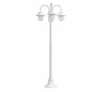 Lampione da giardino 3 diffusori luci attacco E27 lanterna classica esterno IP54 [EEK: A++]