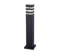Lampione Da Giardino 61 Cm Alto IP54 Nero E27 Moderno
