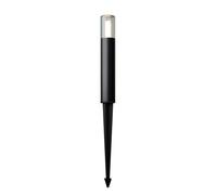 Lampione Da Giardino Con Picchetto IP54 Grigio Alluminio Vetro G9