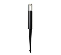 Lampione Da Giardino Con Picchetto IP54 Grigio Alluminio Vetro G9