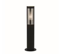 Lampione Da Giardino E27 45 Cm IP44 Nero Grigio Moderno