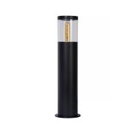 Lampione Da Giardino Esterno In Acciaio Nero IP44 49 Cm Piccolo E27