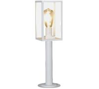 Lampione da Terra Attacco E27 Paletto Portalampada Alluminio Stile Vintage IP44
