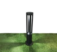 LAMPIONE DA TERRA LAMPADA 12 W LED LUCE BIANCA ESTERNO GIARDINO LAMPIONCINO NERO