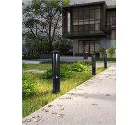 Lampione da terra lampada 12 w led luce bianca giardino lampioncino nero es28