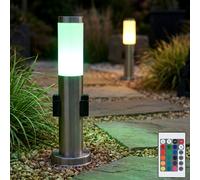 Lampione Esterni Dimmerabile Prese RGB LED Telecomando Lampade da Giardino 2er
