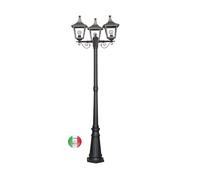 Lampione esterno per sentieri giardino fusione di alluminio Firenze X330.C22
