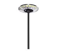 Lampione Faro Giardino Stradale Crepuscolare Ufo Pannello Solare