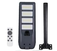 Lampione faro LED solare 100 160 220 e 300W sensore crepuscolare prossimità