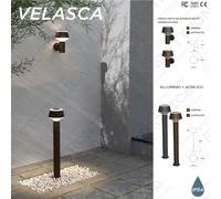 Lampione Giardino Applique 70cm Lampioncino Esterno IP65 Palo Paletto Viale E27