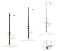 Lampione in legno singola n woodland scenics 3 pz