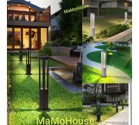 Universo Lampione moderno giardino IP65 LED COB potenza 12W resa luce 120W palo illuminazione viale percorso pedonale lampioncino H. 60cm alimentazione 230V (colore nero temperatura luce 6500K)