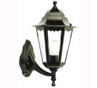 Lampione Lanterna Applique Da Giardino Mod.New York Nero 22x22xh.38cm.