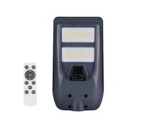 Lampione led 100 w faro pannello solare sensore crepuscolare luce bianca es-p