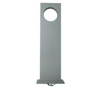 Lampione LED 12W cerchio palo 50cm esterno IP65 luce giardino cortile viale 230V